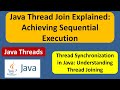 Java Thread Join Explained: Achieving Sequential Execution | Thread join [ms] | Java Threads