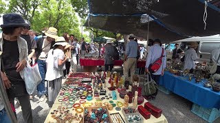 The Koubou Ichi Market At Toji Temple【4K Kyoto】