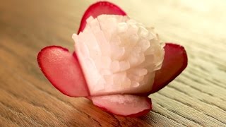 How to Make Radish Garnish Flower