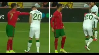 RONALDO HIT O'SHEA | Portugal 2:1 Ireland