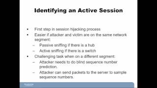 Chapter 7 - Sniffers, Session Hijacking, and DOS