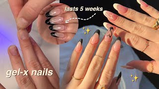 HOW TO PREVENT YOUR GEL-X NAILS FROM LIFTING AND POPPING OFF *lasting up to 5 weeks!!*