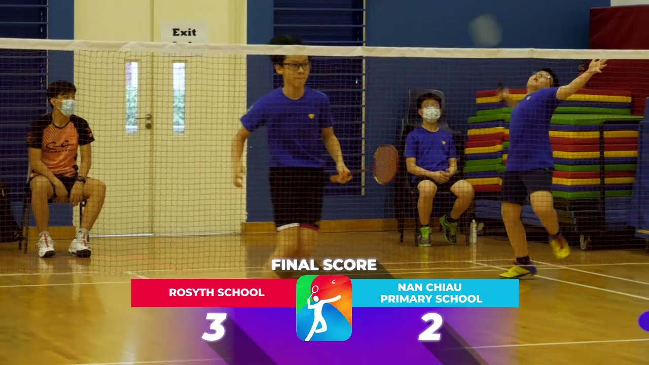 Badminton S Division North Boys | National School Games Singapore 2021 ...