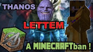 THANOS LETTEM A MINECRAFTBAN ! *DURVA SZUPER ERŐK !* | THANOS KESZTYŰ MINECRAFT MOD BEMUTATÓ