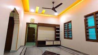 14 லட்சத்தில் 740sqftல் அழகான 2BHK காம்பாக்ட் வீடு | Low Budget South Facing 2BHK Compact House