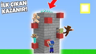 KULEYE İLK ÇIKAN KAZANIR! 😱 - Minecraft