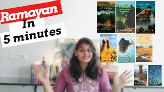 Ramayan Book Review Video - Ashok Banker's 8 part Ramayan series in under 5 minutes!