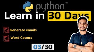 Python for Data Engineers & Data Analysts | String + Python Resume 2 Projects Tutorials #03/30