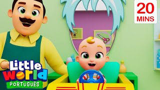 Nico e Nina Vão Cortar o Cabelo ✂️ | O Mundo de Nina e Nico - Little World Português