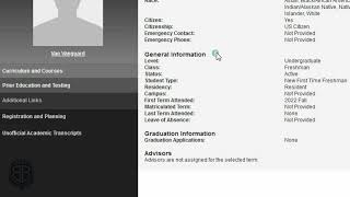 Banner Self Service - Unofficial Transcript