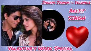 Janam Janam - Dilwale (slowed+reverb song) | SRK, Kajol | Arijit Singh | Valentine's week special ❤️