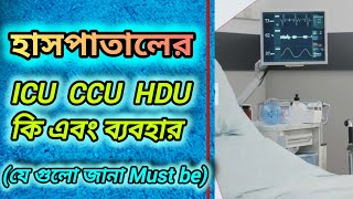 ICU CCU NICU Hospital Related Full Form || আইসিইউ সিসিইউ কি এবং কাজ কি | Health tips @rajanalysis