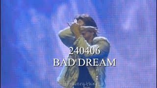 240406 CIX(씨아이엑스) 배진영 BAEJINYOUNG Focus - ‘Bad Dream' 0 or 1 In Seoul 1Day  4k ver.