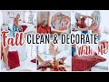 FALL CLEAN AND DECORATE WITH ME 2021 | FALL DECORATING IDEAS 2021 | EXTREME CLEANING MOTIVATION