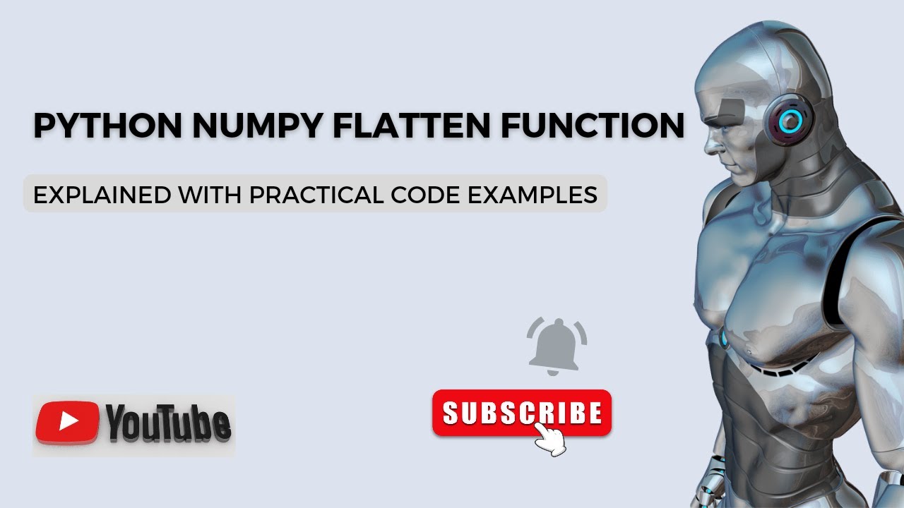 Python Numpy Flatten Function | Python Code Examples | Python Tutorial ...