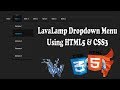 Learn html and css | How To Create Lava Lamp Drop Down Menu In Amazing Techno Tutorials