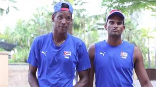 FIVB World Tour - Q\u0026A with Cuba's Nivaldo / Gonzalez