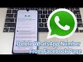 How To Remove WhatsApp From Facebook Page | Delete WhatsApp Number From Facebook Page