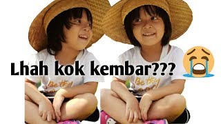 Gak nyangka! Dikira satu ternyata kembar dua. Cek vidionya | Anak kembar