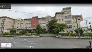 今は無き前橋市立第二中学校校舎をストリートビューで見て回る