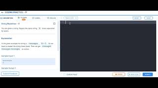 String Repetition 4 (coding practice - 1F) #pythonhelloworld #ccbp4