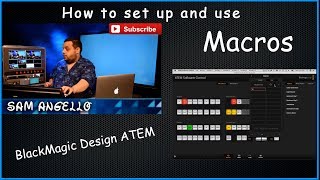 BlackMagic Design ATEM Macros - How to set up and use