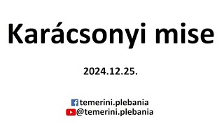 Karácsonyi szentmise