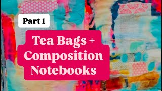 Tea Bags + Composition Notebooks