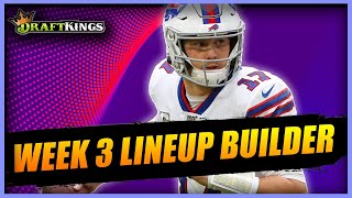 EVERYTHING You Need to Know for NFL DFS: DraftKings Week 3