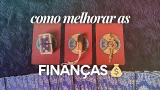 🤑🫰 como melhorar as FINANÇAS 🤑🫰 - tarot responde