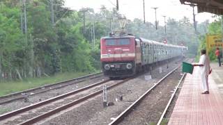 16605/Ernad Express to NCJ - Nagercoil Junction |  KUMBALAM Railway Station | Single line