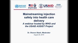 Injection Safety Webinar