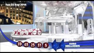 2014 09 02 Euro Millions Number and draw results