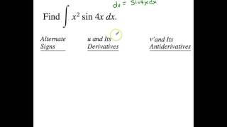 THS 8 2 2 Tabular Method Integration by Parts