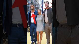 Chris Hemsworth Glowing Next To Elsa Pataky & Liam Hemsworth🔥 #shortvideo #shorts