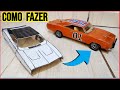 COMO FAZER UM CARRO USANDO PAPEL- DODGE CHARGER [PARTE 1]