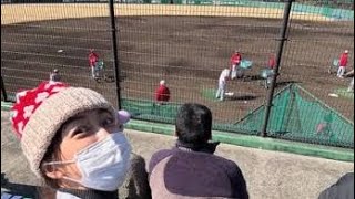 えっ！プロ野球キャンプに人気女優の姿「かわええ」「カープ女子代表」「とっても素敵」プライベートで