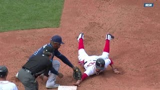 TB@BOS: Cobb picks off Betts after call overturned