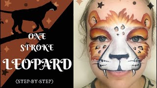 one stroke Leopard / Cheetah face painting tutorial + GIVEAWAY (CLOSED)!!