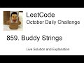 Daily Leetcode #195: Oct 12, 2020 - 859. Buddy Strings
