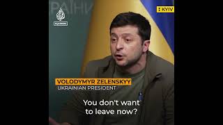 Zelenskyy challenges Putin to sit down for talks | AJ #shorts