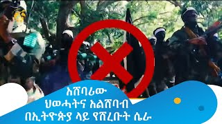 አሸባሪው ህወሓትና አልሸባብ በኢትዮጵያ ላይ የሸረቡት ሴራ