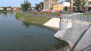 Прыжки с дамбы в реку Лопань Харьков Jumping from a dam in the river Lopan Kharkov