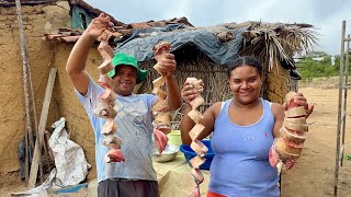 MOCOTÓ NO FOGÃO DE LENHA NA ROÇA, CASA DE ALINE E FAMÍLIA