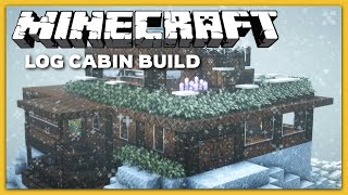 Minecraft - Log Cabin Build (CHRISTMAS SPECIAL)