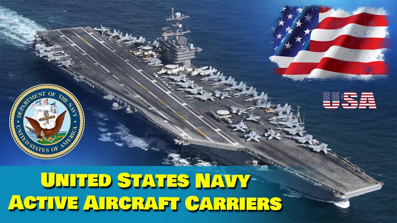 United States Navy Active Aircraft Carrier - YouTube