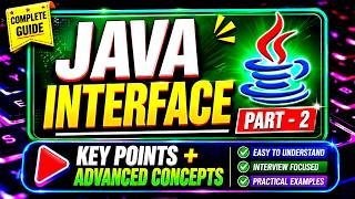 Java Interface Advanced Concepts Step by Step | Part 2 | Default Static Private Methods Explained