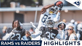 FULL HIGHLIGHTS: Rams vs Raiders Scrimmage Before Pre-Season Game | Rams Training Camp 2019