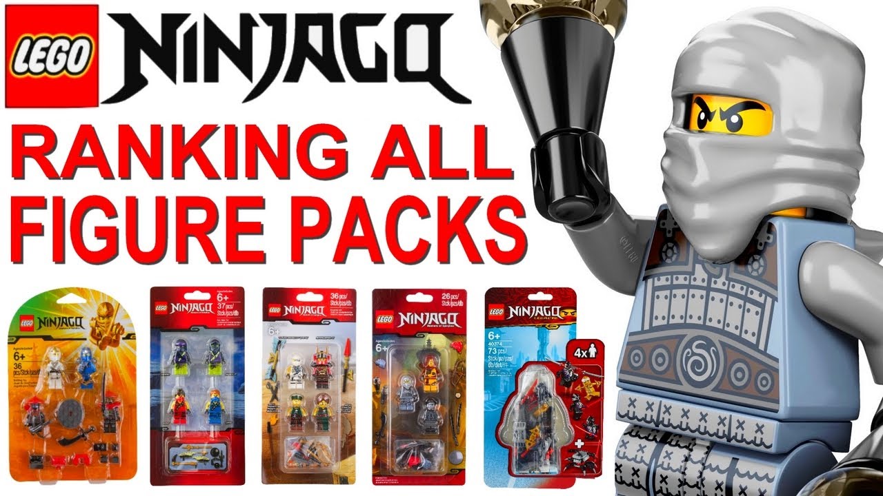 Ranking All Lego Ninjago Minifigure Pack Sets Youtube