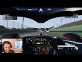 F1 Driver Plays Virtual F1 Game